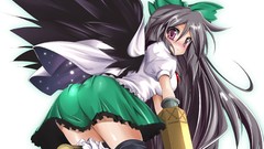 Stars weapons wings running white background bows stockings 