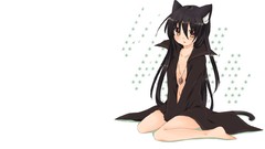 Stars white blush long hair anime girls brown eyes shakugan no 