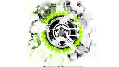 Stars white light paint Green clean minimalistic