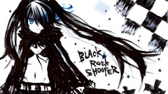 Stars white Shorts monochrome long hair brunettes black rock 