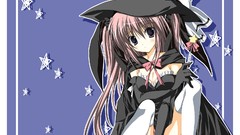 Stars witch pumpkins long hair anime girls underwear supreme 