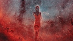 Stars woman outer space