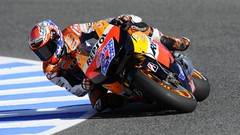 Start honda cbr moto gp Casey Stoner Repsol Honda Team