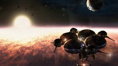 Station space station outer space digital art