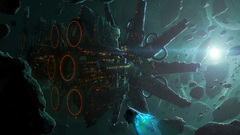 Station spaceships Asteroids vehicles