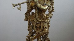 Statues brass artwork