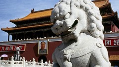 Statues buildings cityscapes