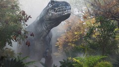 Statues Dinosaurs forests Rex