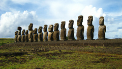 Statues Easter Island moai
