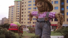 Statues idol scarecrow iran mashhad