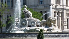 Statues madrid cityscapes
