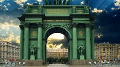 Statues Russia cityscapes