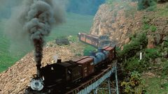 Steam engine vehicles countryside