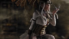 Steampunk 3d digital art renders