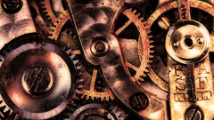 Steampunk cogs
