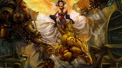 Steampunk fantasy art