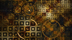 Steampunk fractal thread high Resolution quantumfabric