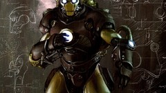 Steampunk Iron Man fantasy art