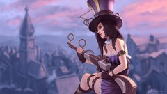 Steampunk League of Legends video games Caitlyn the Sheriff of 