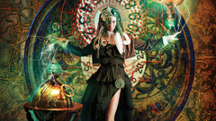 Steampunk magic witches