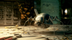 Steampunk mechanical spiders