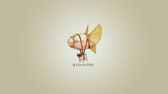 Steampunk Pugs minimalistic