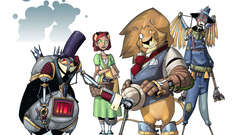 Steampunk scarecrow The Wizard