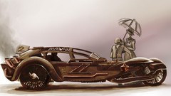 Steampunk supercar