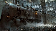 Steampunk trains
