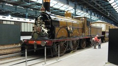 Steampunk trains steam engine