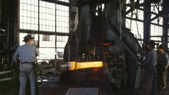 Steel manufacturing factories old photography