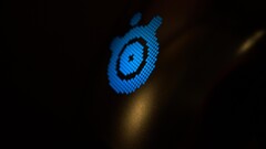 steelseries computer blue dark Simple Background
