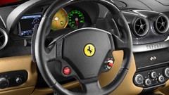Steering wheel car interiors Ferrari 599