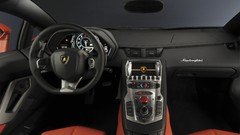 Steering wheel Lamborghini-Aventador car interiors