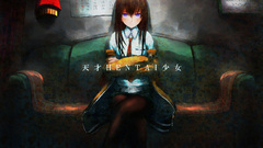 steins gate makise kurisu Anime anime girls indoors purple eyes
