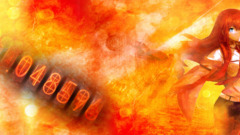 steins gate makise kurisu redhead yellow Women numbers Anime tie