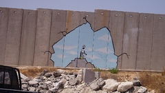 Stencil abstract graffiti Art