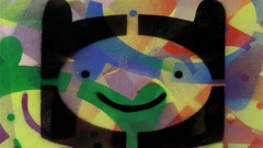 Stencil adventure time finn