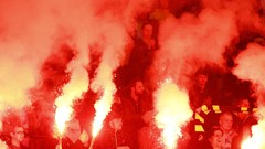 Stockholm Ultras Pyro football fans AIK tifo