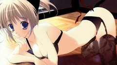 Stockings anime girls bra mikeou cleavage underwear scans 