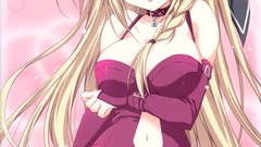 Stockings blondes anime girls green eyes luna whips Korie Riko 