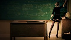 Stockings blondes classroom teachers