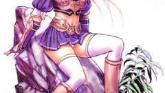 Stockings blondes skirts panties artwork yamashita shunya long 