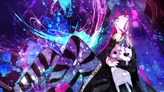 Stockings blue eyes anarchy stocking purple hair stuffed 