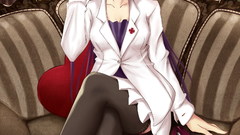 Stockings blue eyes long