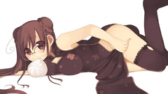 Stockings ecchi meganekko Anime