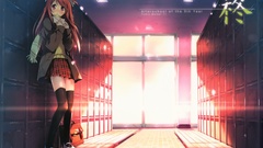 Stockings indoors redheads school