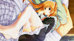 Stockings maids redheads long