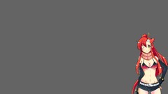 Stockings scarfs anime girls bra tengen toppa gurren lagann 