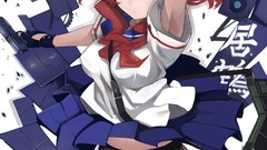 Stockings skirts anime girls school uniforms redheads panties 